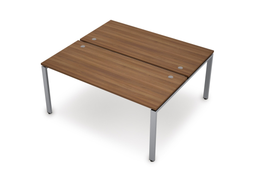 Бенч-система на 2 рабочих места Деко Прима, цвет шамони темный