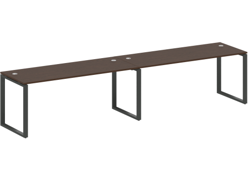Стол на 2 рабочих места, цвет венге