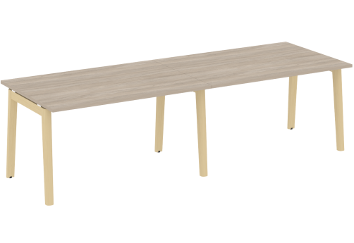 Стол для переговоров (2 столешницы), цвет дуб аттик