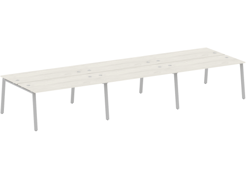 Стол на 6 рабочих мест, цвет дуб новара