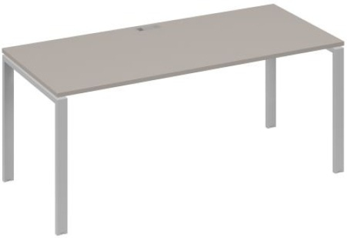 Стол письменный Мира Нумо, цвет мокко премиум + серый