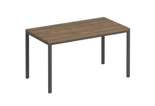 Стол письменный на металлокаркасе Прайм Металл 25, цвет шамони темный + антрацит