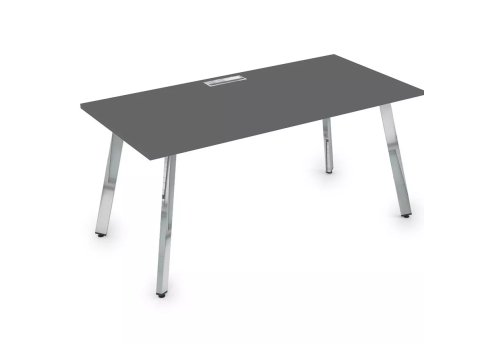 Стол прямой, цвет графит