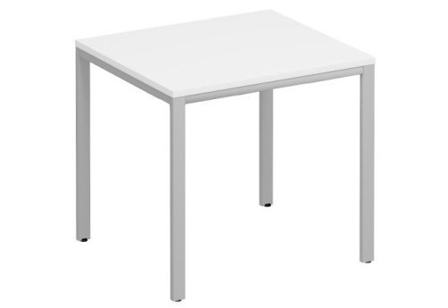 Стол письменный на металлокаркасе Прайм Металл 25, цвет белый + серый