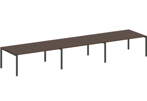 Стол для переговоров (3 столешницы), цвет венге