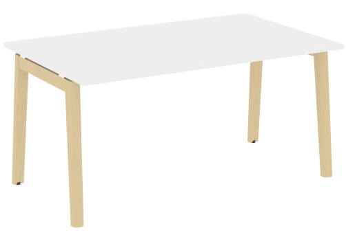 Стол для переговоров (1 столешница), цвет белый