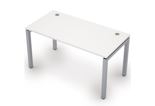 Стол прямолинейный Деко Тренд, цвет белый