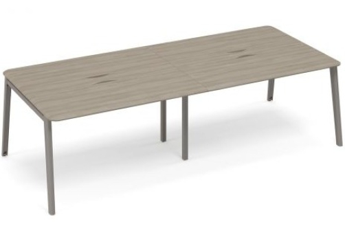 Стол для переговоров Види Металл, цвет вяз