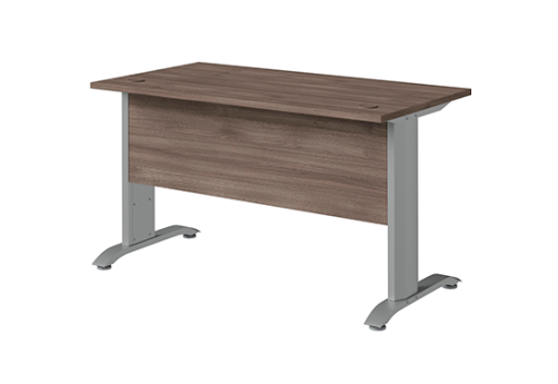 Стол письменный на металлоопорах Лиани, цвет шамони темный