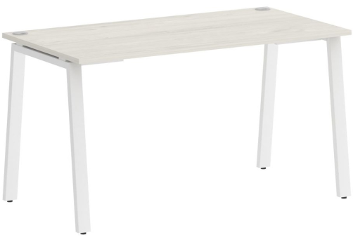 Стол письменный, цвет дуб наварра + белый