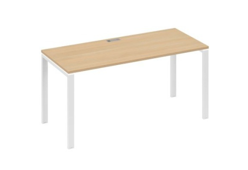 Стол письменный Мира Нумо, цвет натуральный дуб + белый