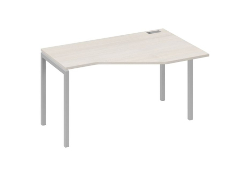 Стол эргономичный правый Техно Мира Лофт, цвет дуб шамони + серый