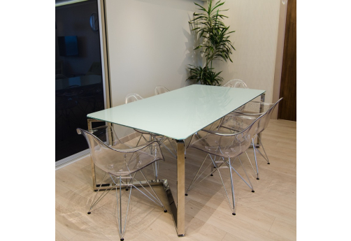 Стол для переговоров Прага, цвет белый