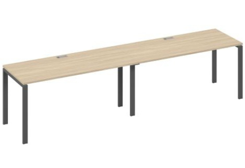 Рабочая станция (2х160) Мира Нумо, цвет дуб скандинавский + антрацит