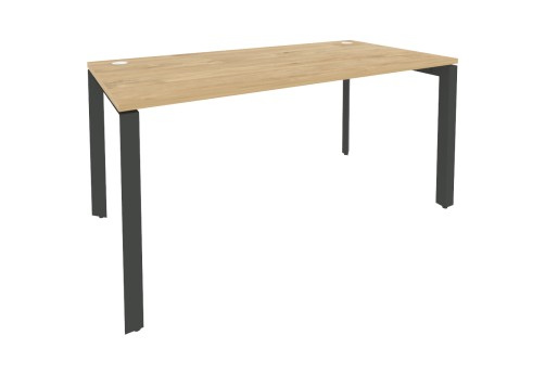 Стол рабочий, цвет тиквуд светлый