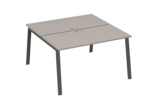 Рабочая станция 2х140 Мира Трио, цвет мокко премиум + антрацит