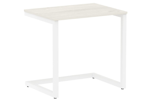 Стол письменный, цвет дуб наварра + белый