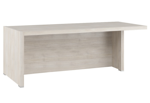 Стол письменный с асимметричными опорами (правый), цвет светлый дуб