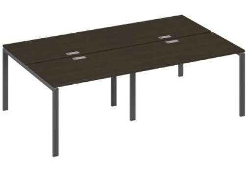 Рабочая станция (4х120) Мира Нумо, цвет венге + антрацит