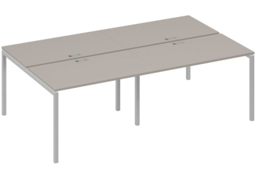 Рабочая станция 4х120 Мира Лофт, цвет мокко премиум + серый