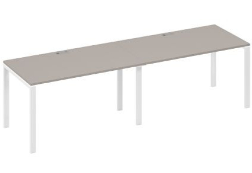 Рабочая станция (2х140) Мира Нумо, цвет мокко премиум + белый