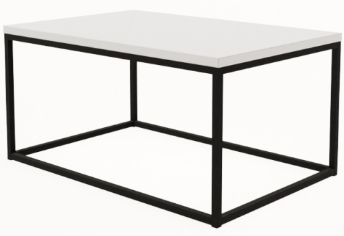 Стол журнальный прямоугольный Винси 1, цвет белый