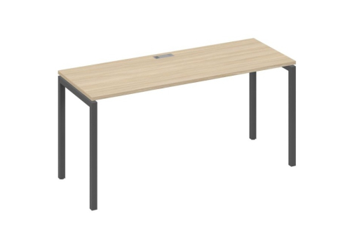 Стол письменный Мира Лофт, цвет дуб скандинавский + антрацит