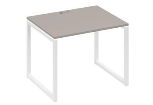 Стол письменный Мира Одри, цвет мокко премиум + белый