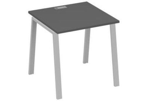 Стол письменный Мира Трио, цвет антрацит премиум + серый