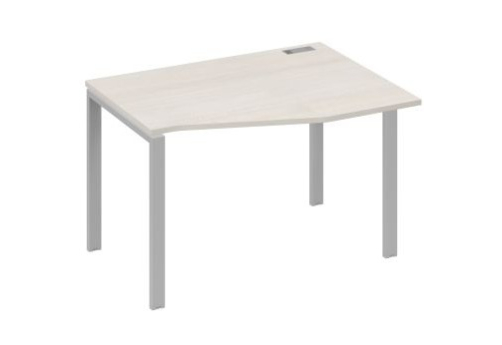 Стол эргономичный правый Мира Нумо, цвет дуб шамони + серый