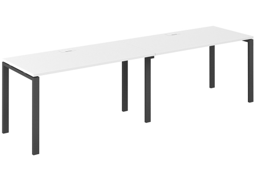 Рабочая станция Индиго Сет, цвет белый + антрацит