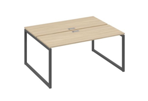 Рабочая станция (2х160) Мира Одри, цвет дуб скандинавский + антрацит