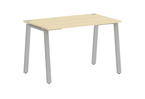 Стол письменный, цвет клен + серый