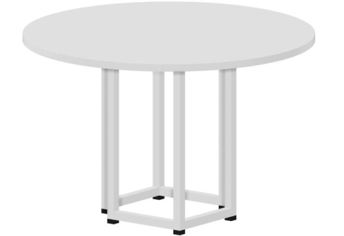 Стол журнальный Мейлон, цвет белый + белый