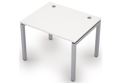Стол прямолинейный Деко Тренд, цвет белый