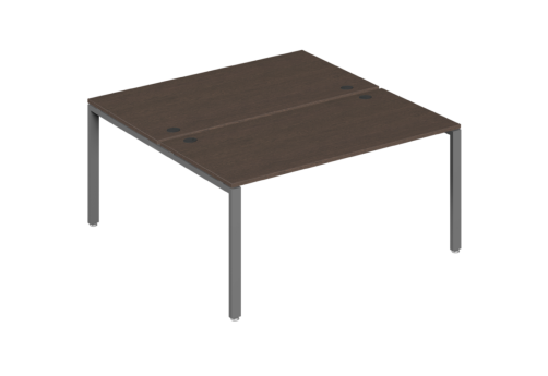 Бенч-система на 2 места, цвет темный дуб