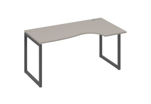 Стол эргономичный правый Мира Одри, цвет мокко премиум + антрацит