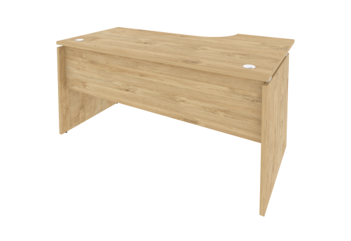 Стол эргономичный левый, цвет тиквуд светлый