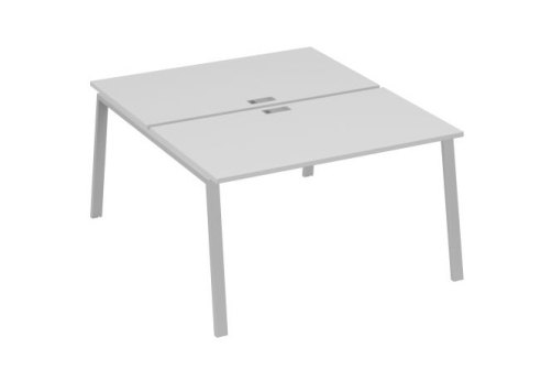 Рабочая станция 2х140 Мира Трио, цвет серый + серый