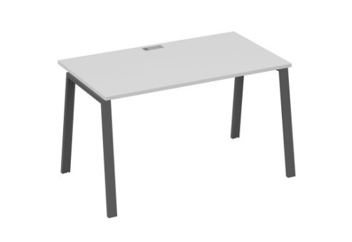 Стол письменный Мира Трио, цвет серый + антрацит