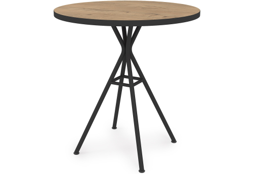 Стол обеденный круглый Мальта, цвет тиквуд