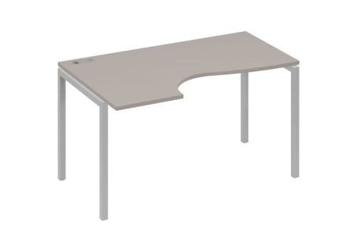 Стол эргономичный левый Классика Мира Лофт, цвет мокко премиум + серый