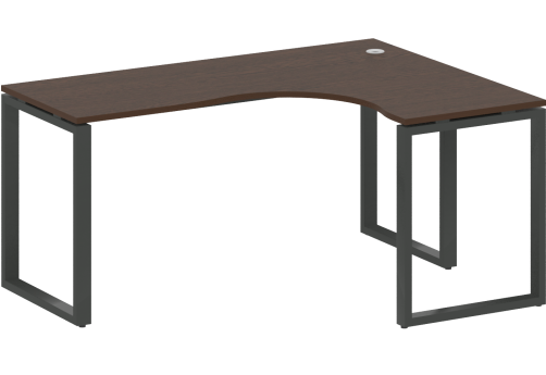 Стол эргономичный правый, цвет венге