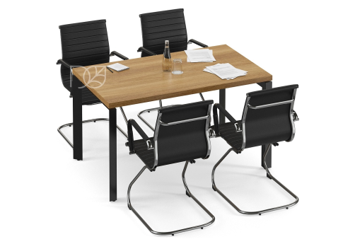 Стол для переговоров на П-образных опорах