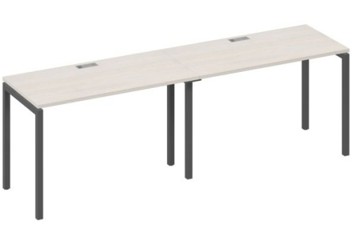 Рабочая станция 2х120 Мира Лофт, цвет дуб шамони + антрацит
