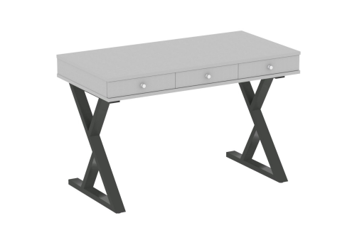 Стол письменный, цвет серый + антрацит