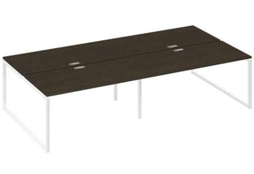 Рабочая станция (4х160) Мира Одри, цвет венге + белый