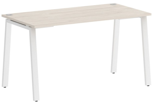 Стол письменный, цвет денвер светлый + белый