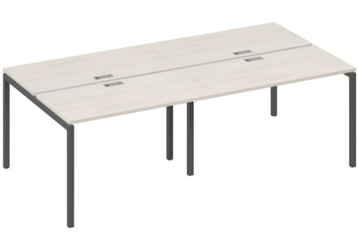 Рабочая станция 4х120 Мира Лофт, цвет дуб шамони + антрацит