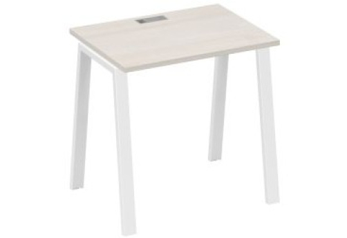 Стол письменный Мира Трио, цвет дуб шамони + белый